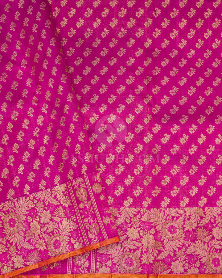 Powder Blue Meenakari Kanjivaram Silk Saree-S1852(A)
