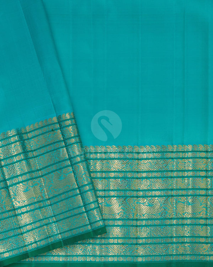 Neon Yellow Kanjivaram Silk Saree-S1598(B)