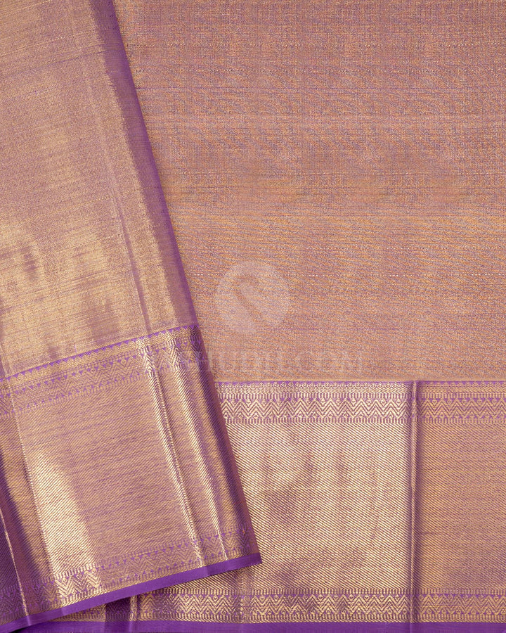 Gold And Silver Zari Tissue Kanjivaram Silk Saree-SP468