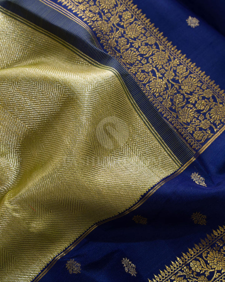 Light Green Organza Shimmer Kanjivaram Silk Saree-S1855(A)