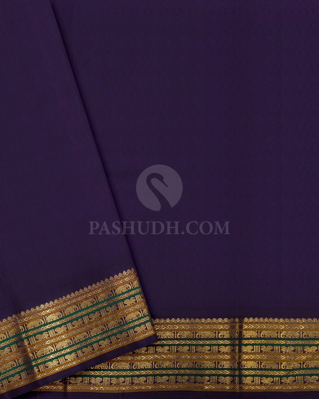 Dual Shaded Rani Pink Pure Zari Traditional Kanjivaram Silk Saree-SP467