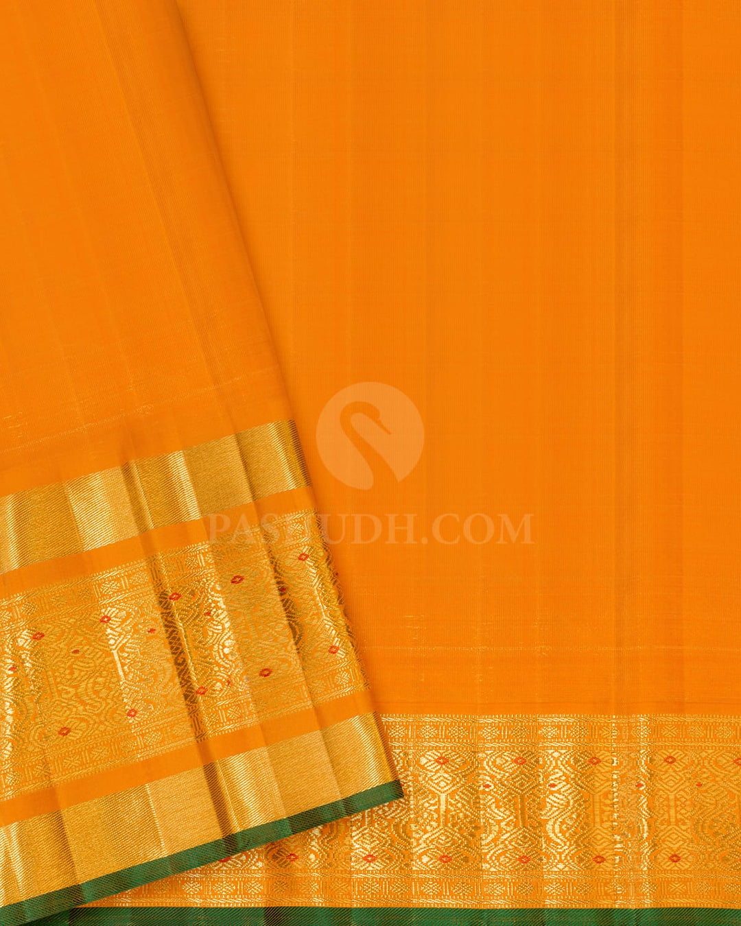 Cream Traditional Kanjivaram Silk Saree-S1771(B)