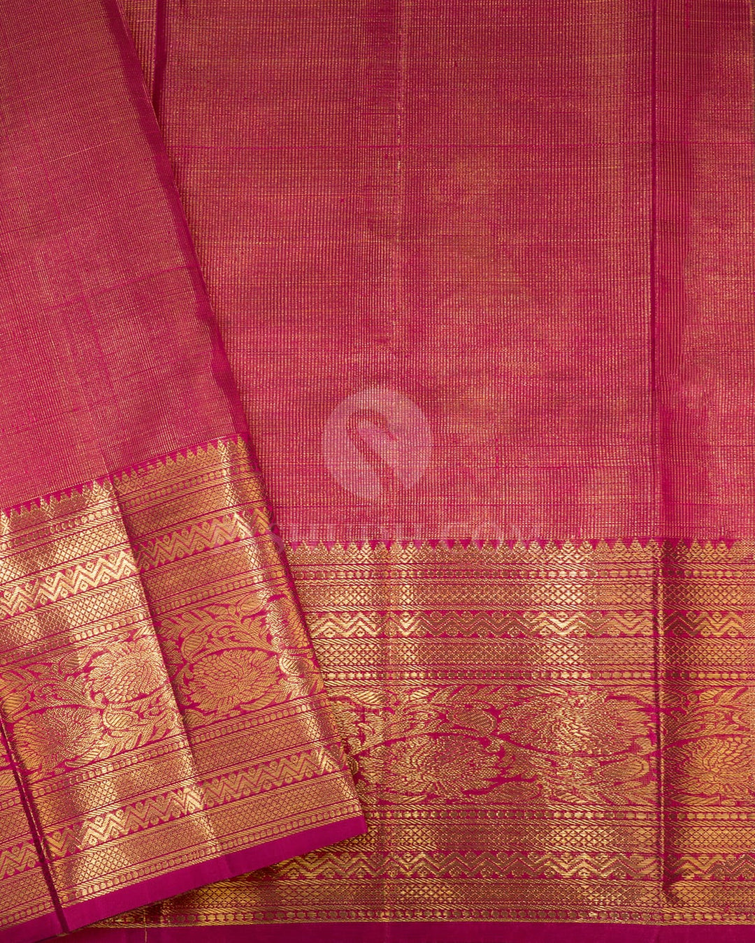 Light Blue Tissue Meenakari Kanjivaram Silk Saree-SP470