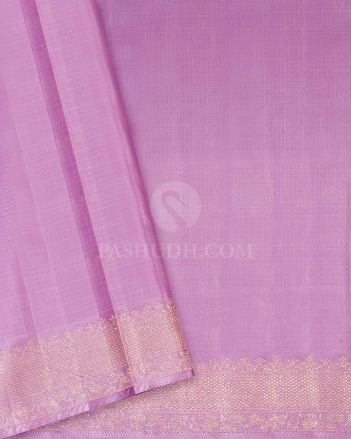 Royal Violet Meenakari Kanjivaram Silk Saree-S1848(A)
