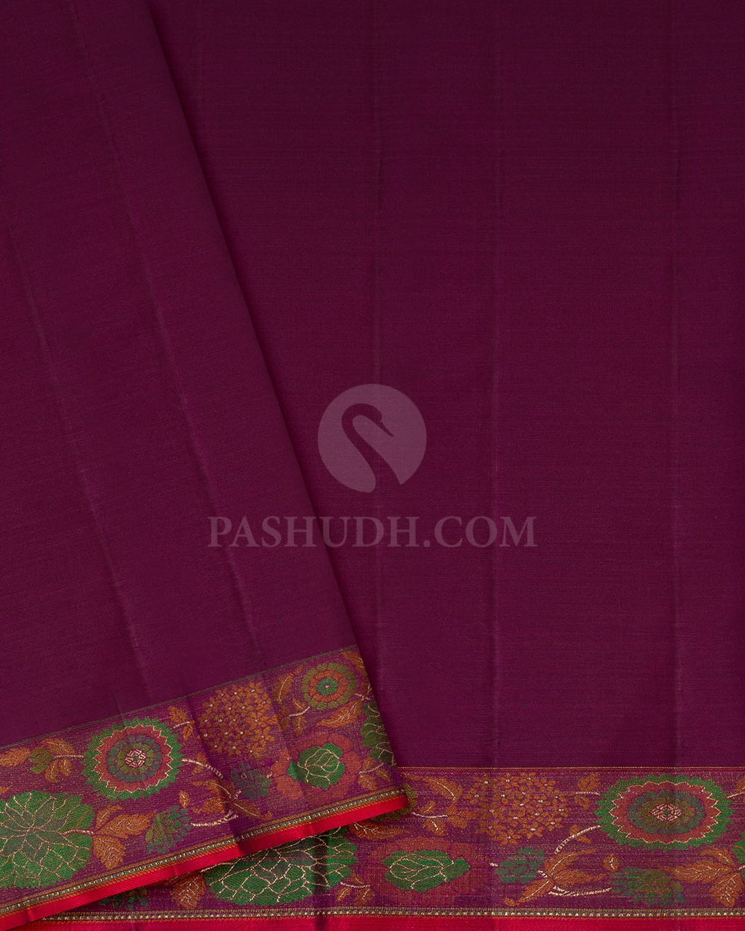 Dual Shaded Arakku Meenakari Kanjivaram Silk Saree-DJ477(A)