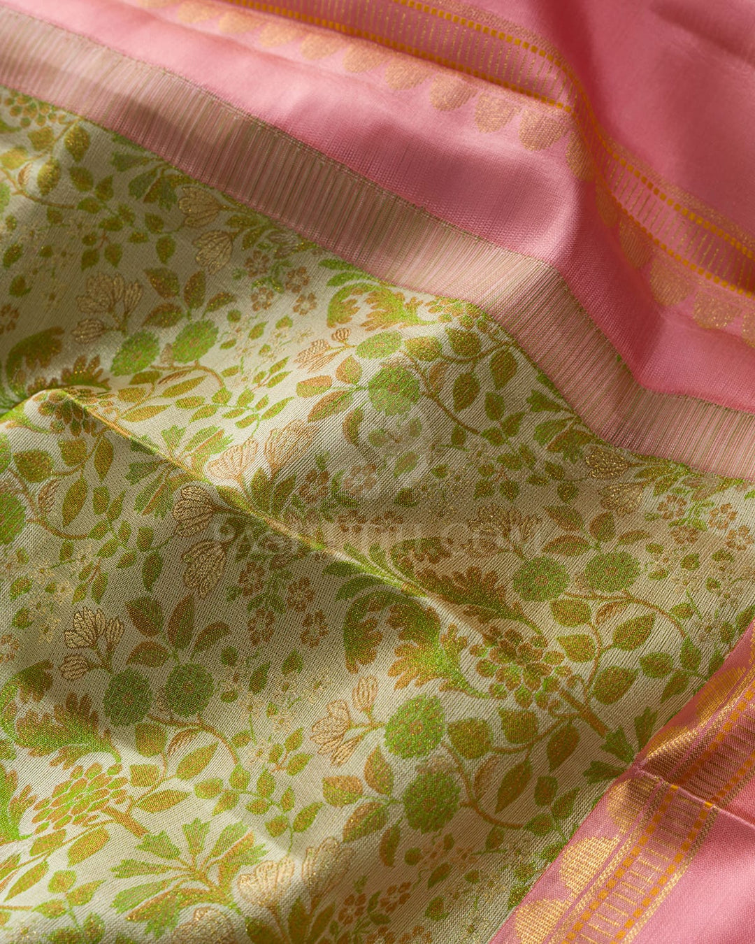 Multicolored Meenakari Kanjivaram Silk Saree-DJ482(A)