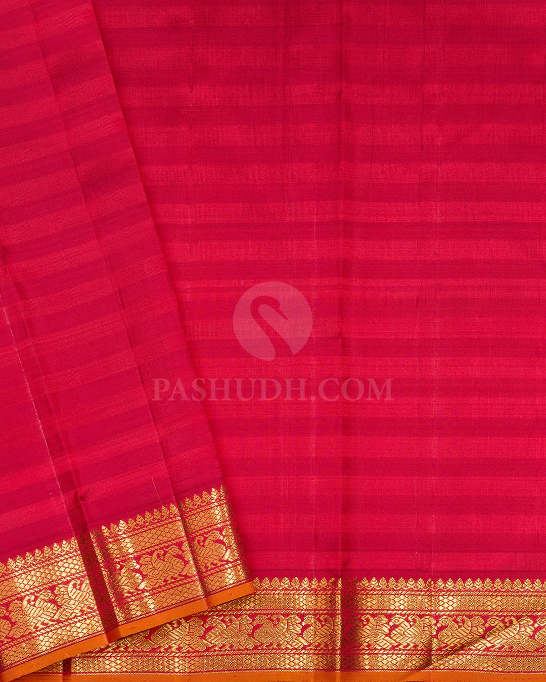 Shades Of Green Organza Kanjivaram Silk Saree-S1609(C)