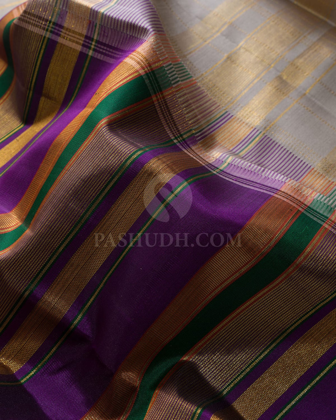 Multicolor Traditional Kanjivaram Silk Saree-AK28