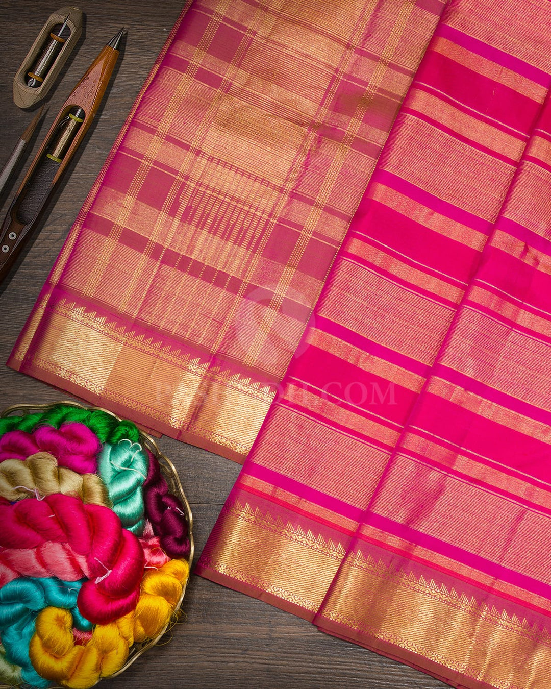 Shades Of Pink Traditional Kanjivaram Silk Saree-S1324(B)
