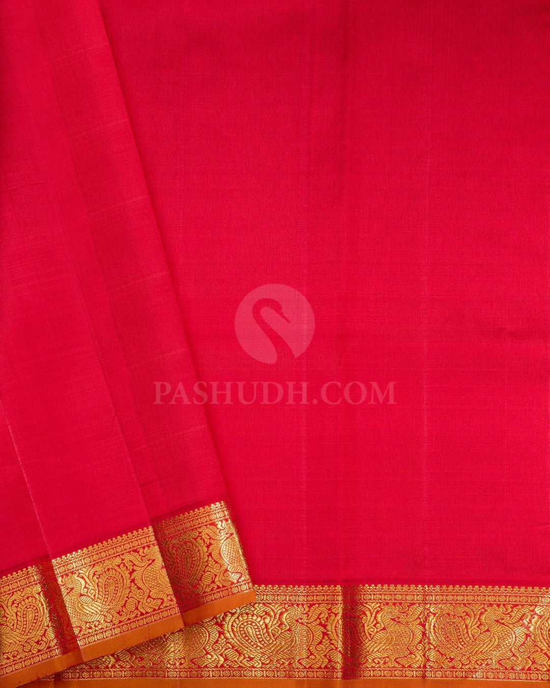 Light Pink Organza Shimmer Kanjivaram Silk Saree-S1442(C)