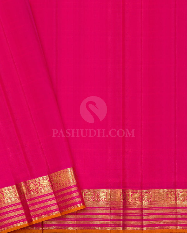 Bottle Green Kanjivaram Silk Saree-S1866(A)