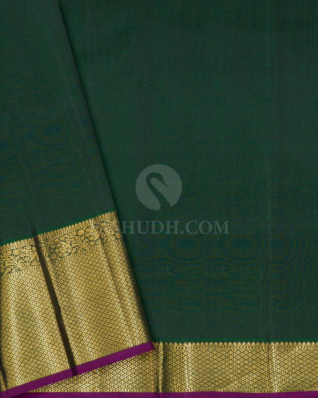Mild Teal Organza Shimmer Kanjivaram Silk Saree-S1643(B)