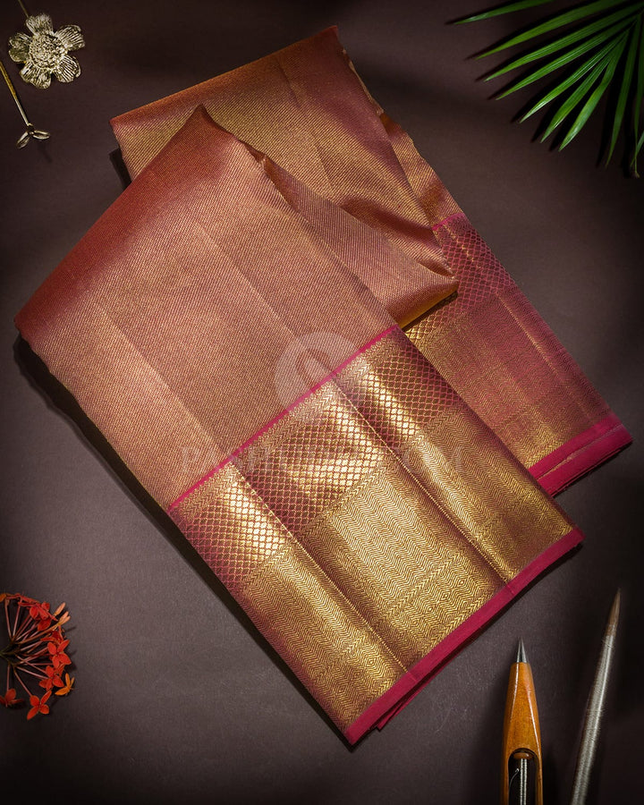 Pink Traditional Kanjivaram Silk Saree-SP472