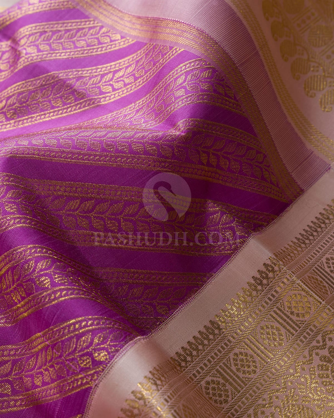 Lavender Traditional Kanjivaram Silk Saree-SP512