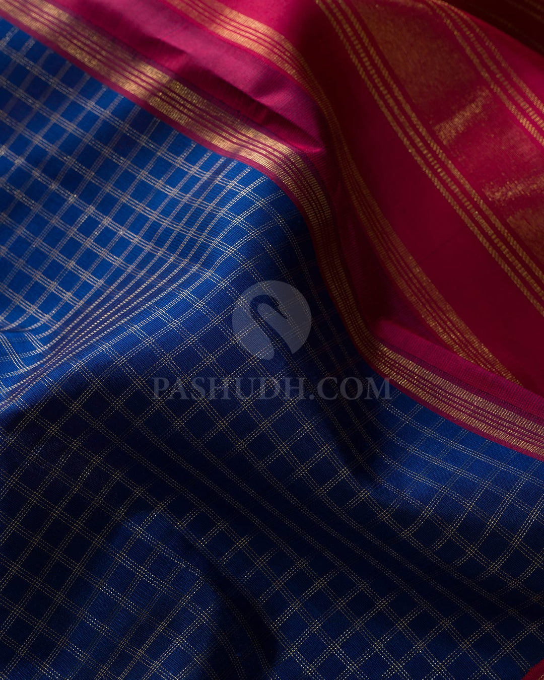 Peacock Blue Pure Zari Traditional Kanjivaram Silk Saree-SP491