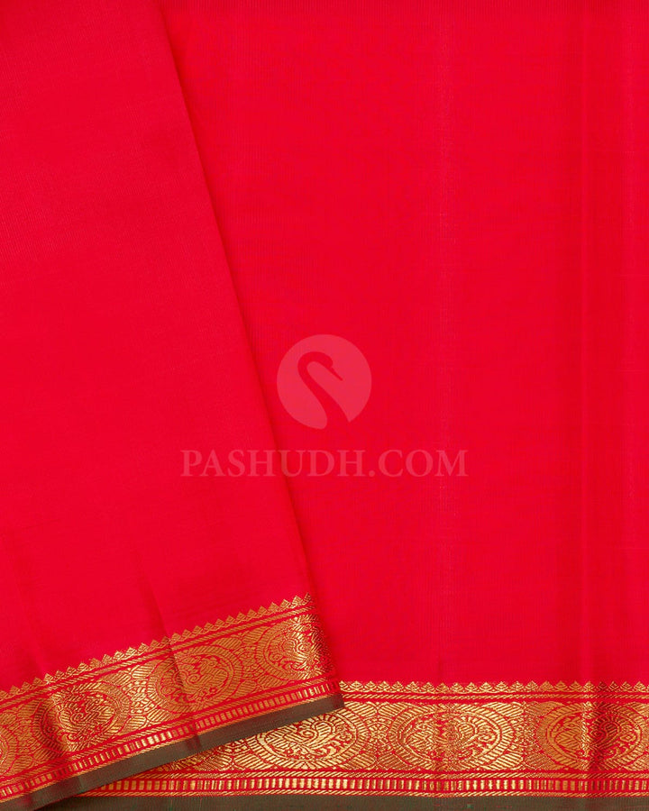 Royal Blue Pure Zari Traditional Kanjivaram Silk Saree-SP498