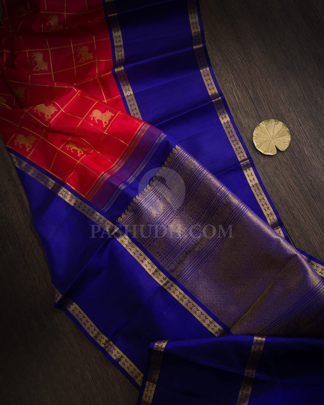 Red Pichwai Kanjivaram Silk Saree-SP523