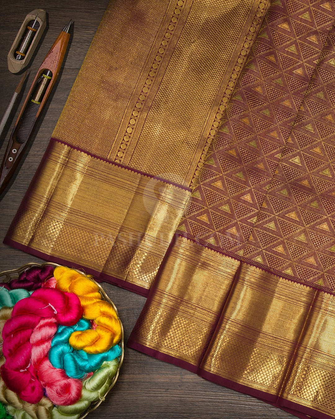 Paaku Traditional Kanjivaram Silk Saree-SP477