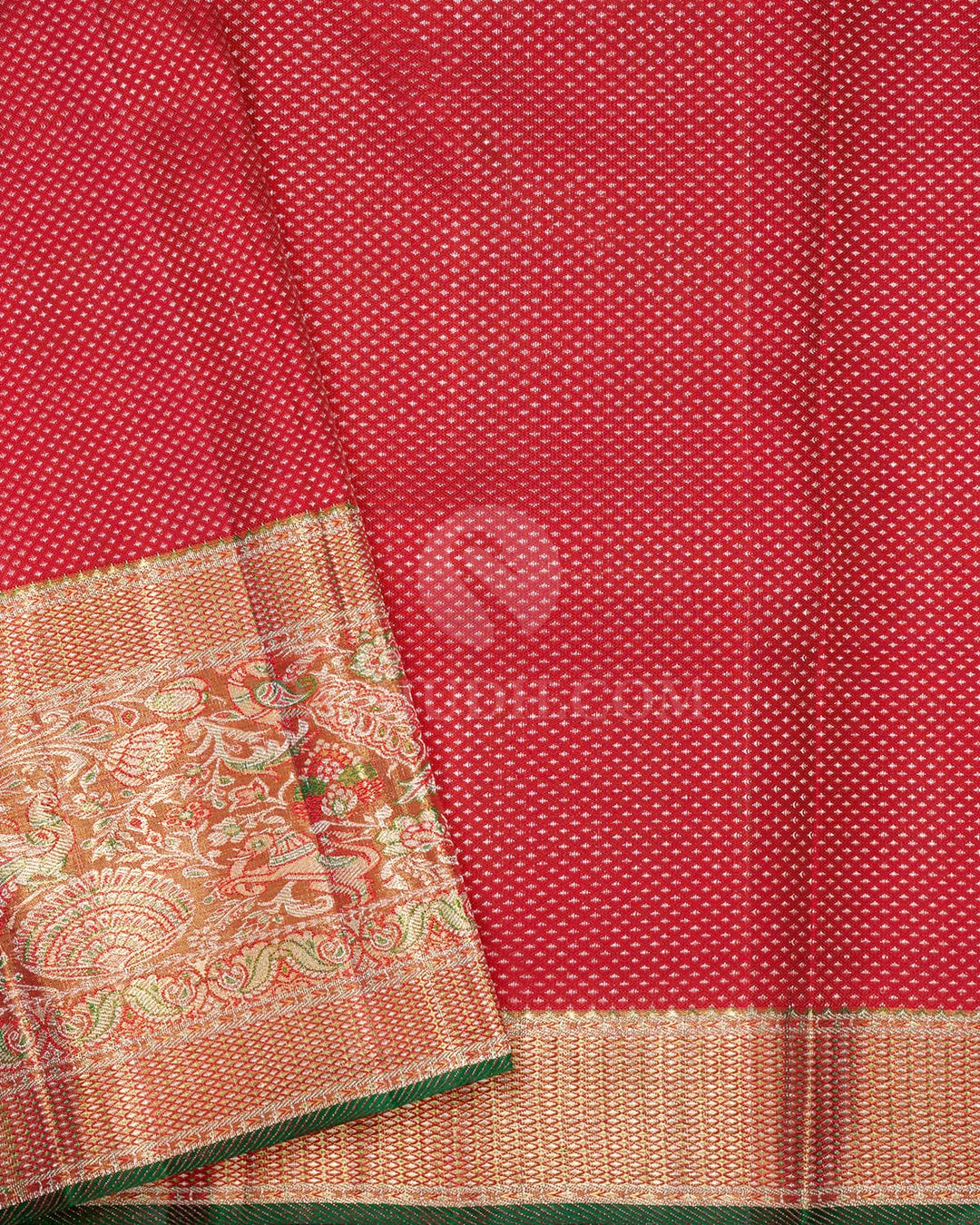 Royal Blue Gold Zari Tissue Kanjivaram Silk Saree-SP515