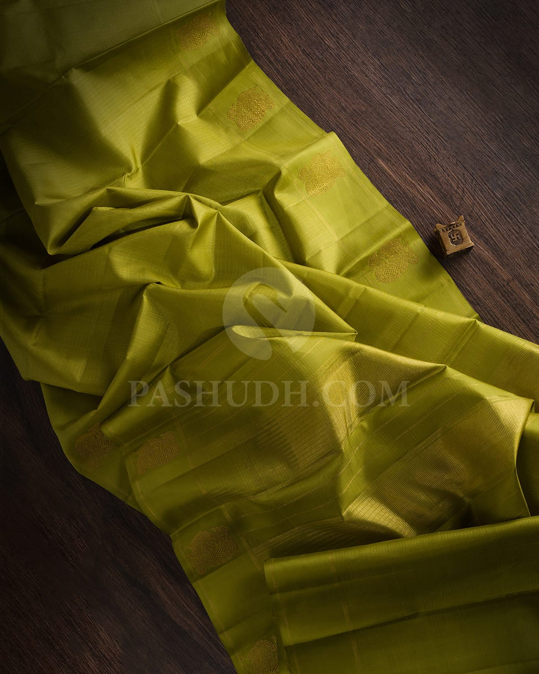 Light Green Kanjivaram Silk Saree - J3