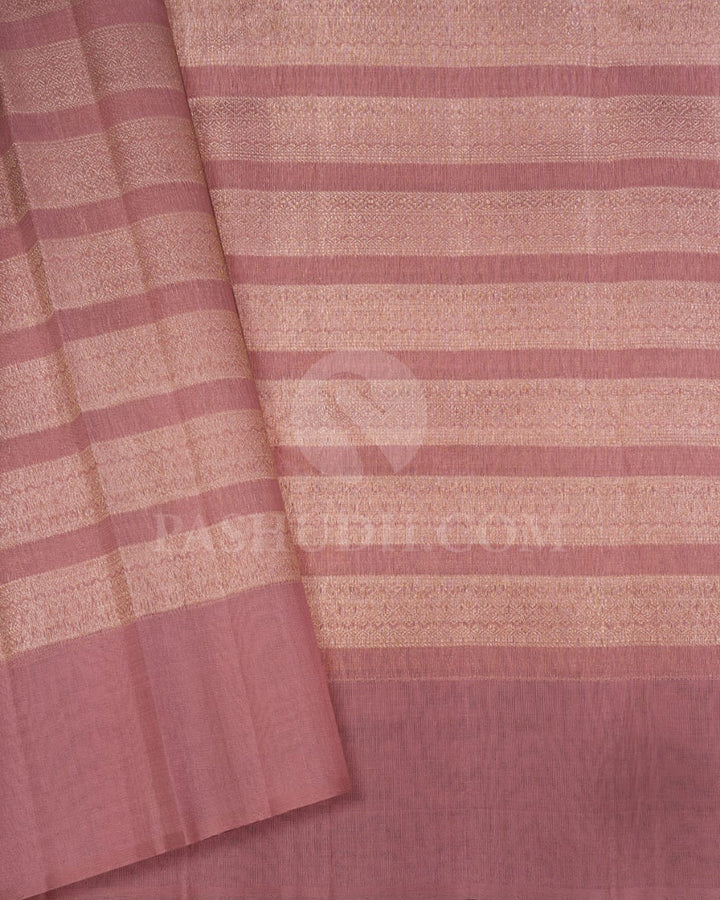 Gold Silver Organza Shimmer Kanjivaram Silk Saree-S1475(A)