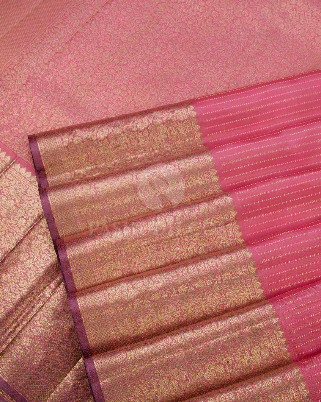 Pink Kanjivaram Silk Saree - DJ165 view 4