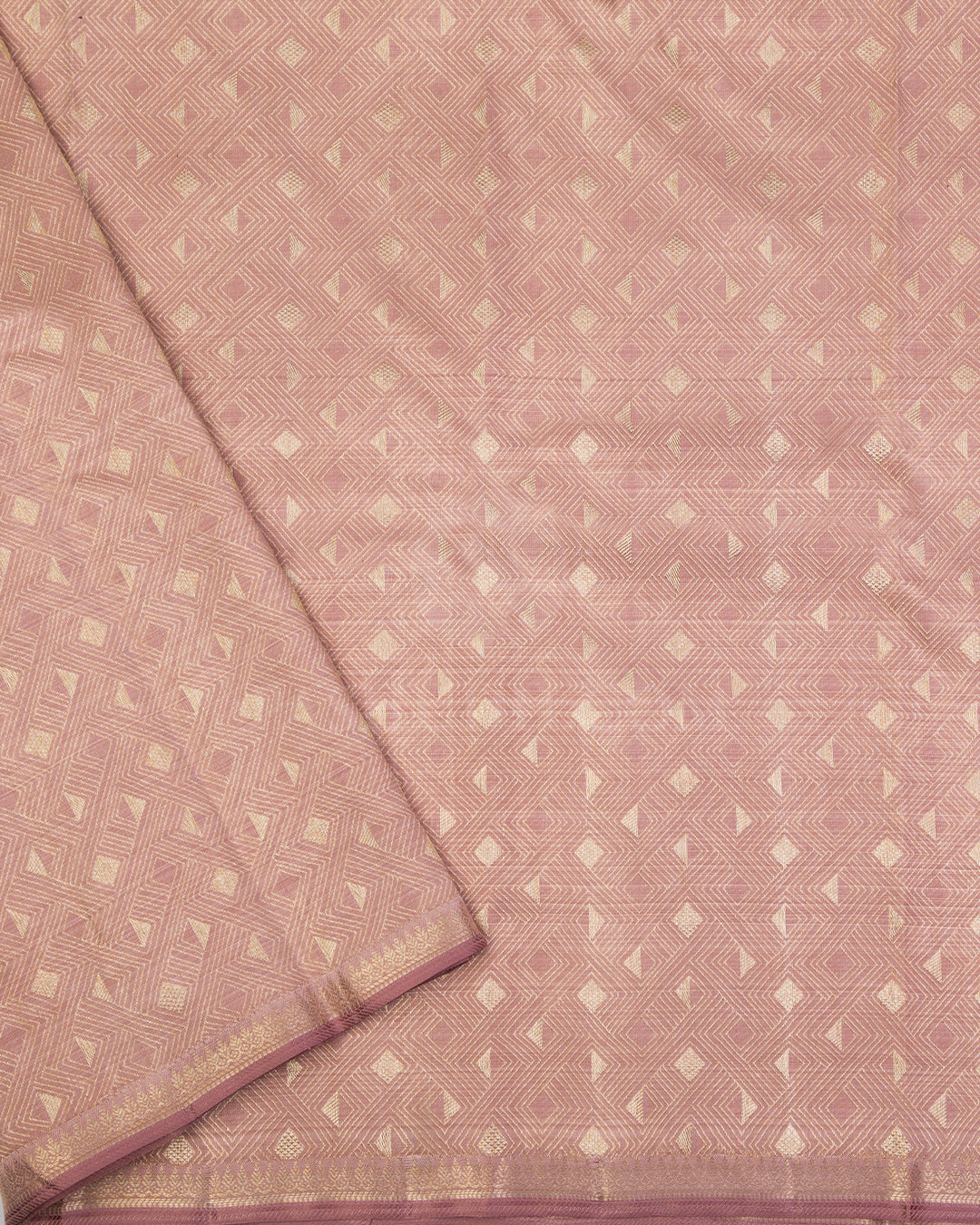 Punch Pink Kanjivaram Silk Saree - S595 - View 4