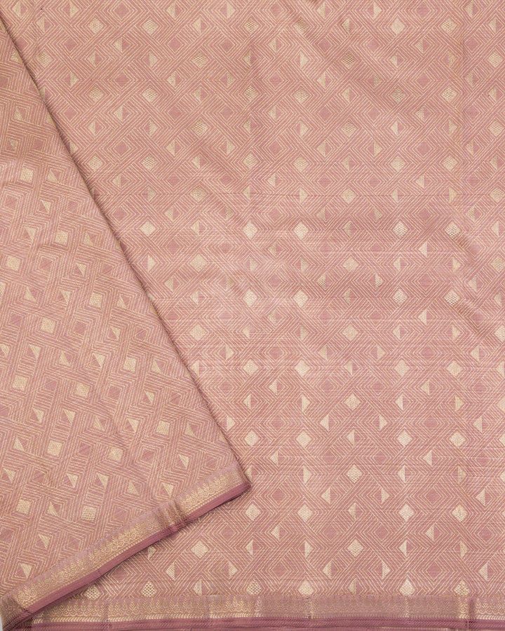 Punch Pink Kanjivaram Silk Saree - S595 - View 4