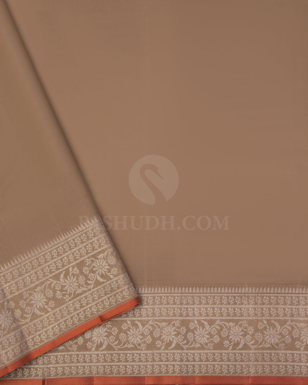 Lavender and Beige Soft Organza Kanjivaram Silk Saree - DJ144 3