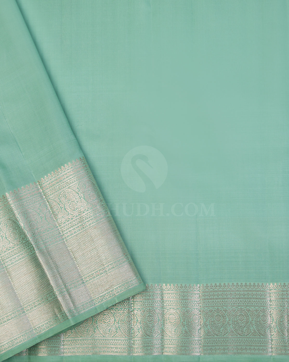 3Pista and Parrot Green Kanjivaram Silk Saree  - S615