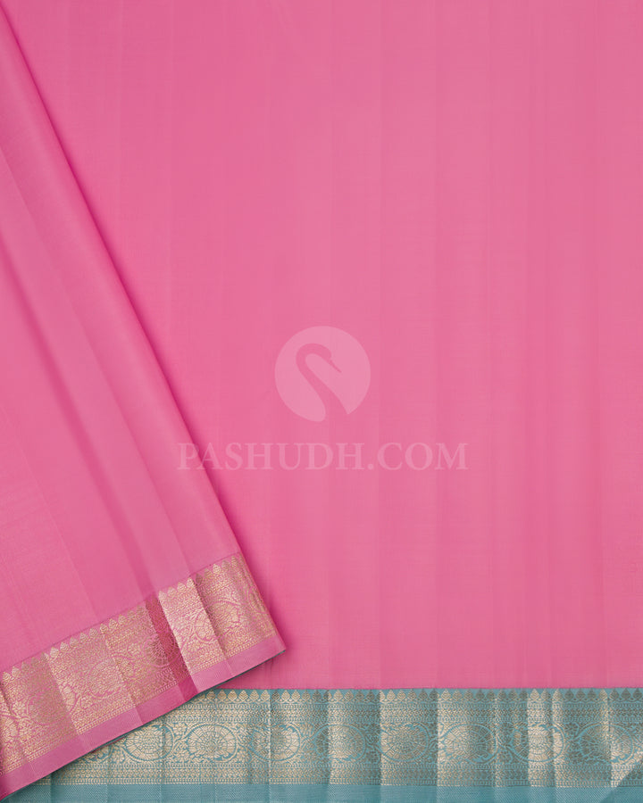 Purple Pure Zari Kanjivaram Silk Saree -  S645 - View 4