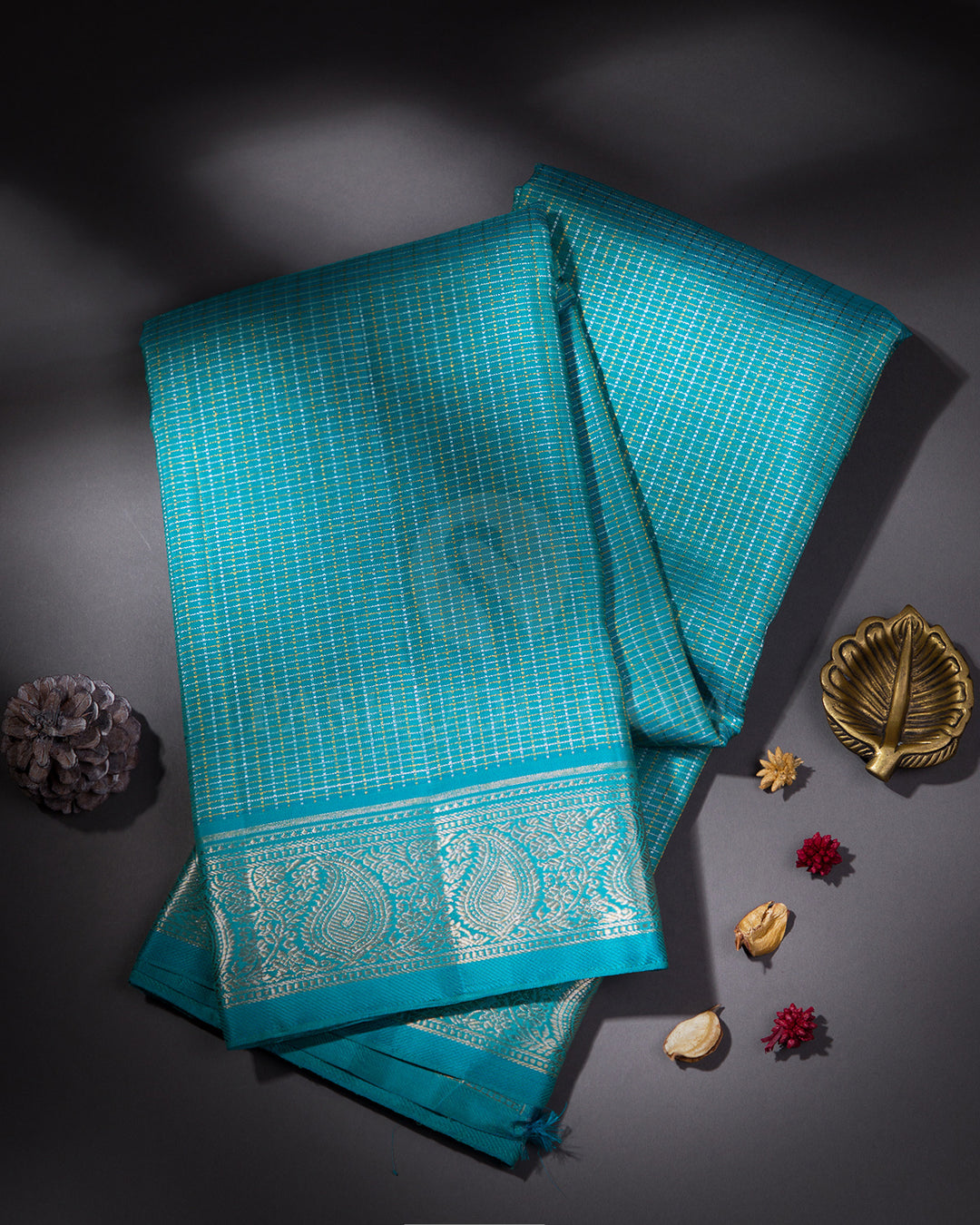 Anandha Blue Kanjivaram Silk Saree - S625 - View 1