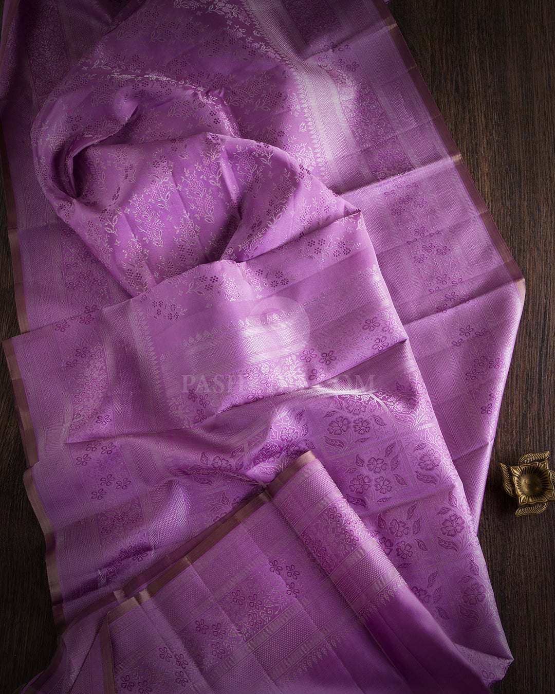 Lavender Kanjivaram Silk Saree - DJ152 - View 1